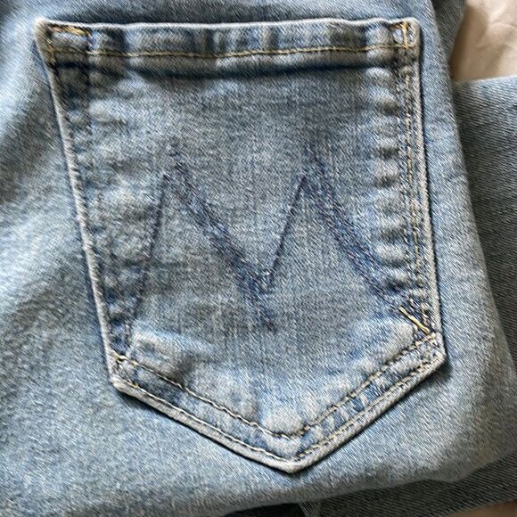 Mother Jeans The Mid Rise Dazzler Ankle Fray Riding The Cliffside - Size: 26 - Picture 5 of 7